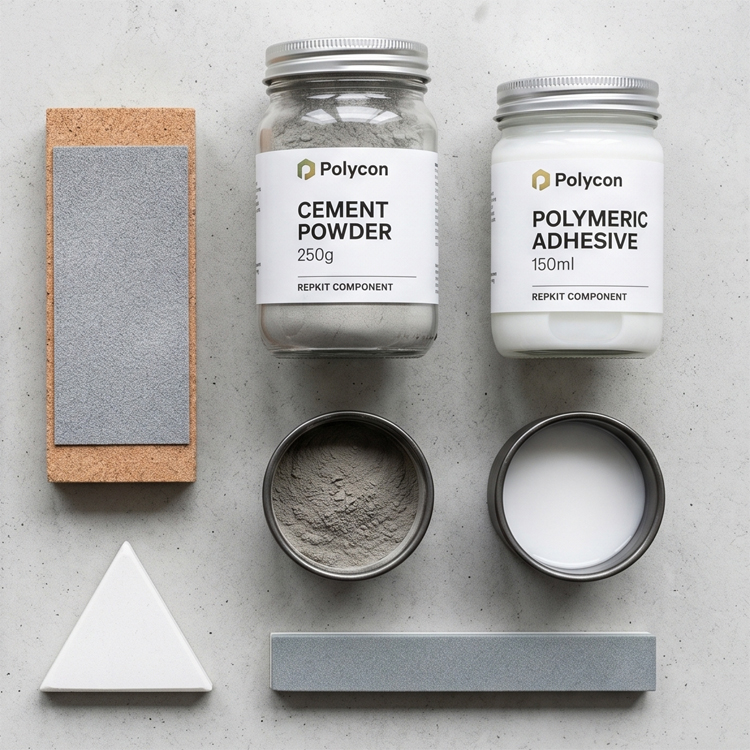 Glasfaserbeton - Reparatur Kit